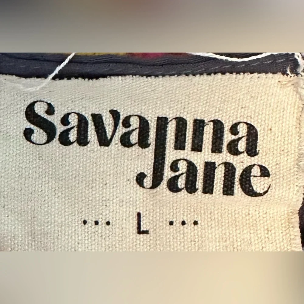 Savanna Jane Embroidered Patchwork Floral Boho Top - Picture 5 of 7